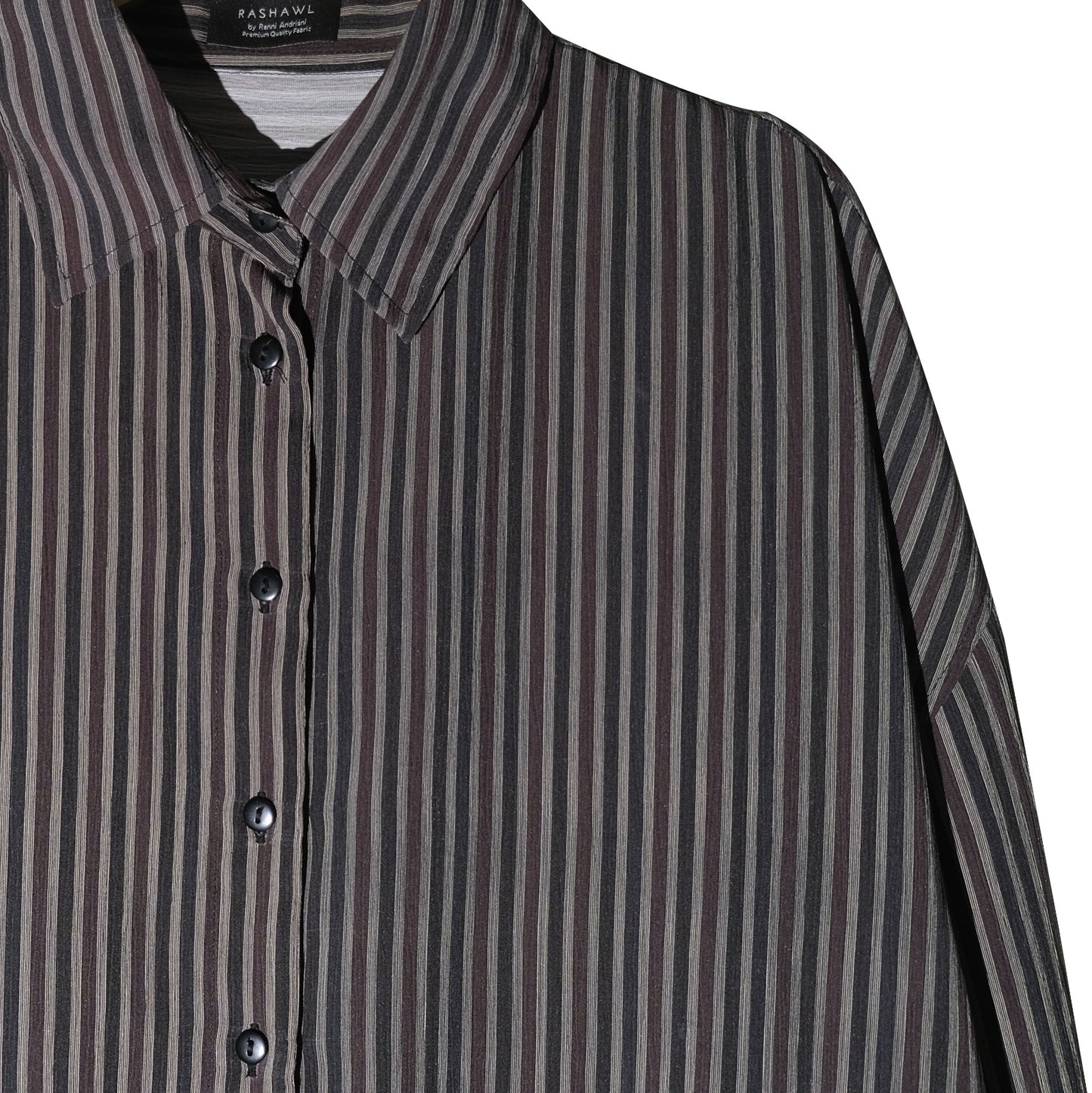 RASHAWL HARVEST OVERSIZED STRIPES SHIRT