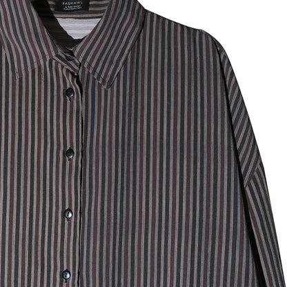 RASHAWL HARVEST OVERSIZED STRIPES SHIRT