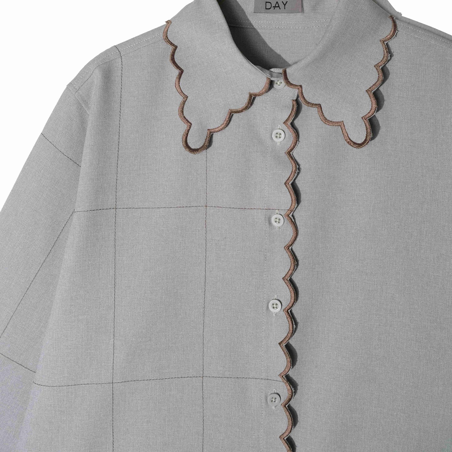 DAYCLOTH SKY SCALLOP SHIRT