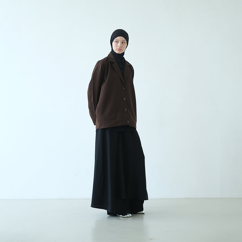 RASHAWL TERAMACHI BLAZER COLLAR JACKET