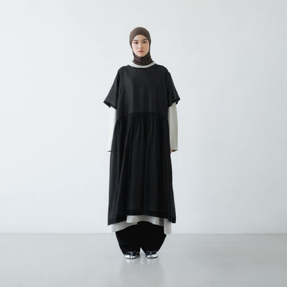 PRE ORDER RASHAWL SKOURA SOFT SHEER OVERSIZED DRESS