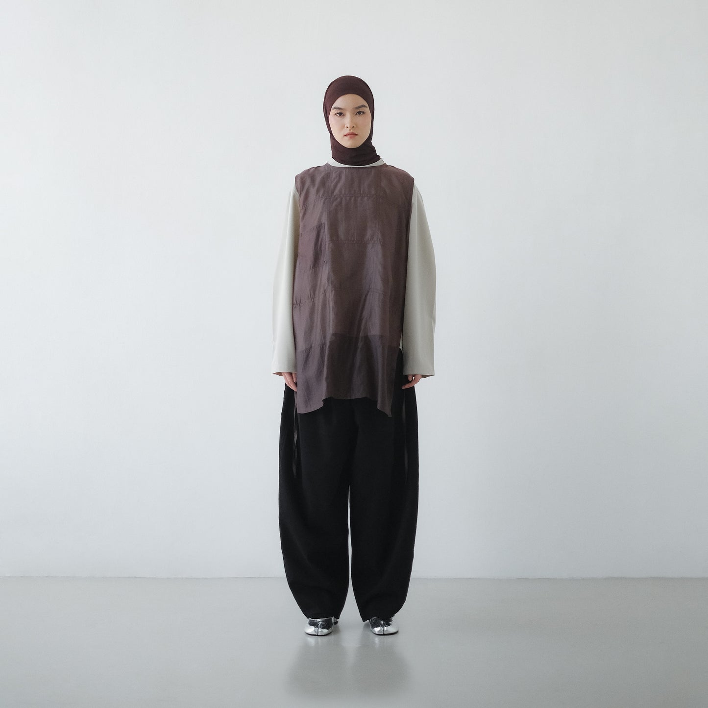 PRE ORDER RASHAWL MEDINA SHEER LAYERED VEST