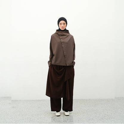 RASHAWL TORII HIGH NECK SILVER BUTTON
