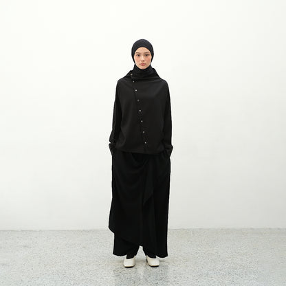 RASHAWL TORII HIGH NECK SILVER BUTTON