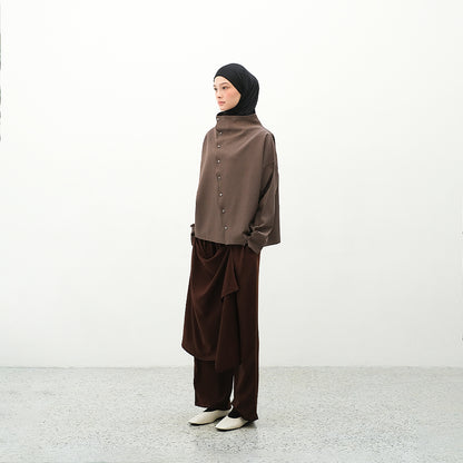 RASHAWL TORII HIGH NECK SILVER BUTTON
