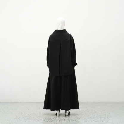 RASHAWL TENMA HIGH NECK TWO POCKET SHIRT