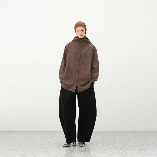 PRE ORDER RASHAWL TENMA HIGH NECK TWO POCKET SHIRT