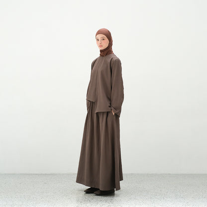 RASHAWL MAEZU BARREL SLEEVE PANNEL SHIRT