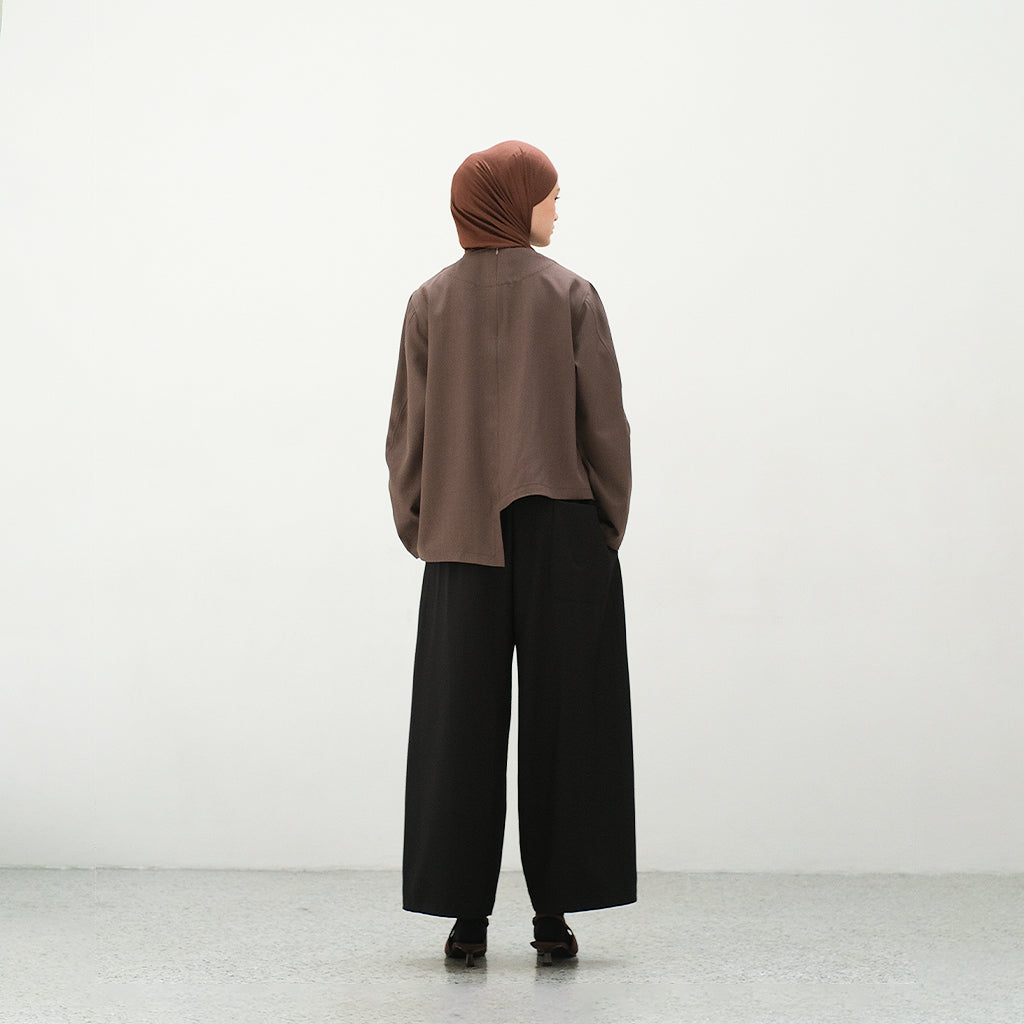 RASHAWL MAEZU BARREL SLEEVE PANNEL SHIRT