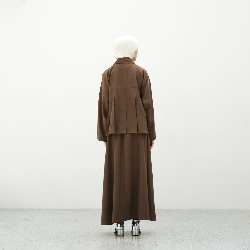 RASHAWL HOMMACHI BACK PLEATED SHIRT