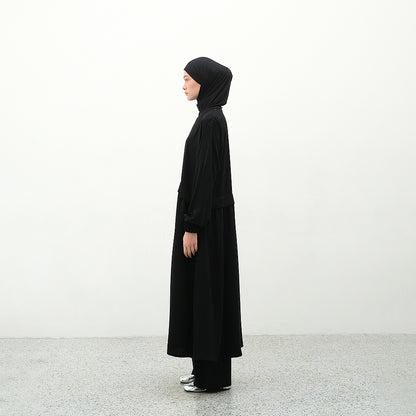 RASHAWL OTSU SHOULDER OPEN DRESS
