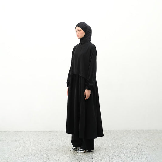 PRE ORDER RASHAWL OTSU SHOULDER OPEN DRESS
