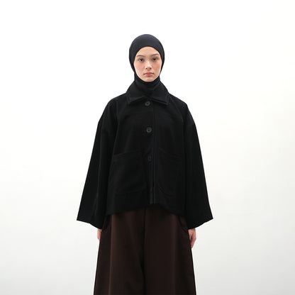 RASHAWL OSU DOUBLE COLLAR BARREL SLEEVE JACKET
