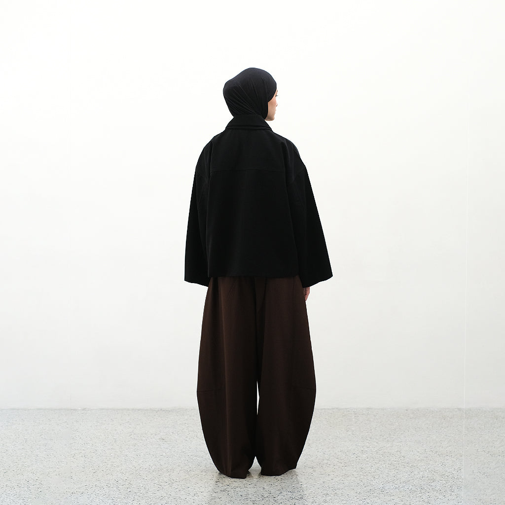RASHAWL OSU DOUBLE COLLAR BARREL SLEEVE JACKET