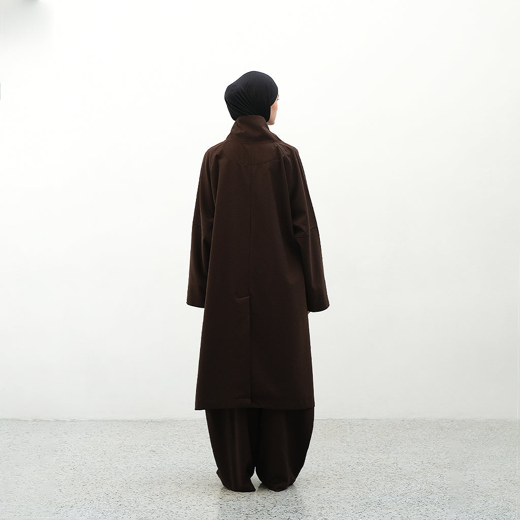 RASHAWL SAKURA DOUBLE BREASTED COAT