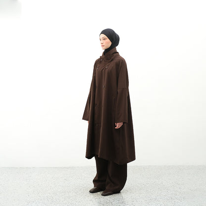 RASHAWL SAKURA DOUBLE BREASTED COAT