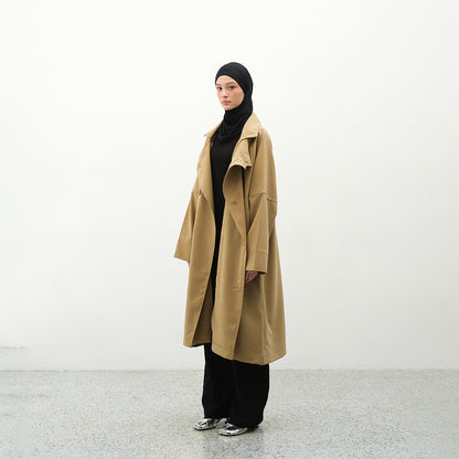 RASHAWL SAKURA DOUBLE BREASTED COAT