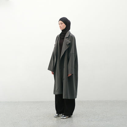 RASHAWL SAKURA DOUBLE BREASTED COAT