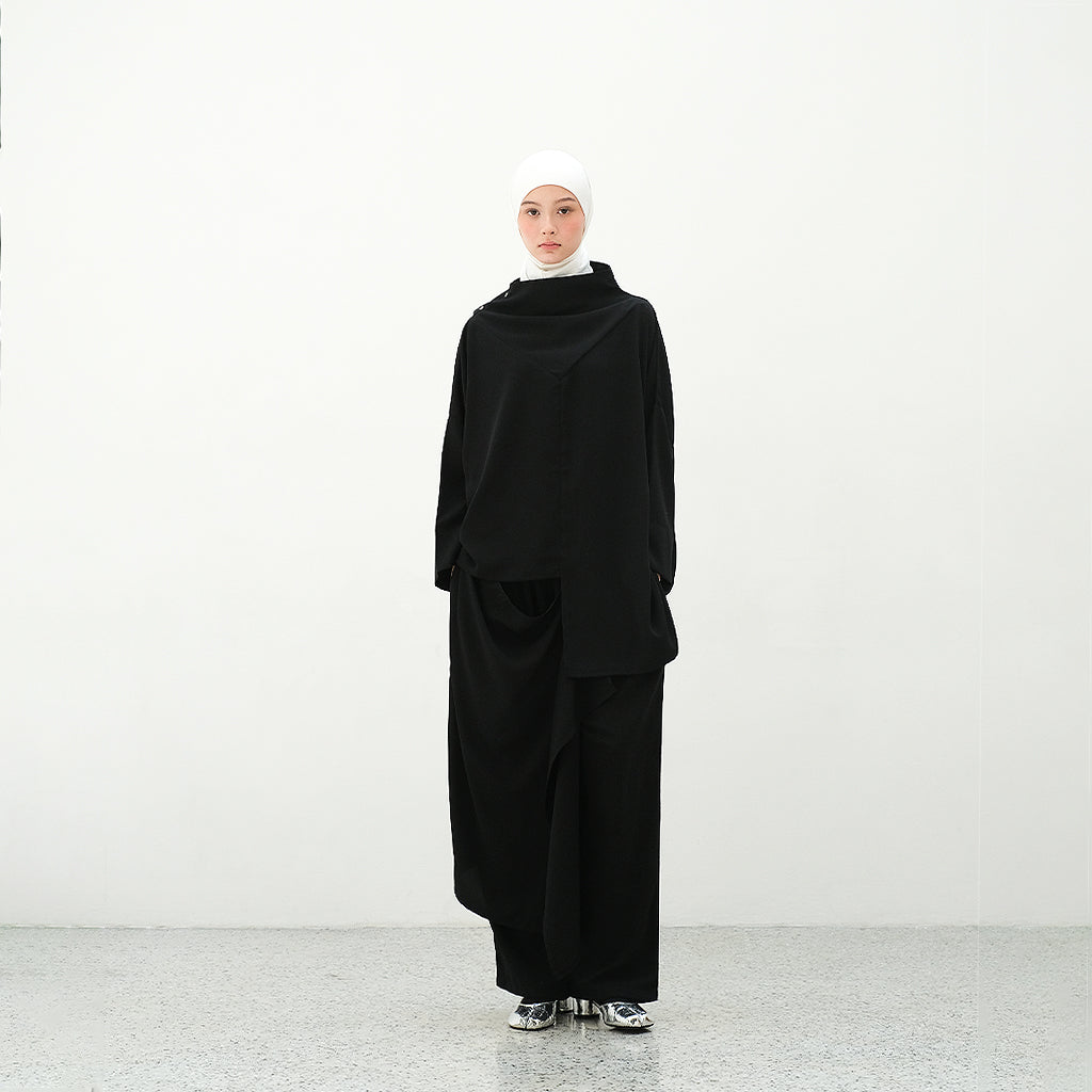 RASHAWL YABA ASSYMETRIC SHIRT