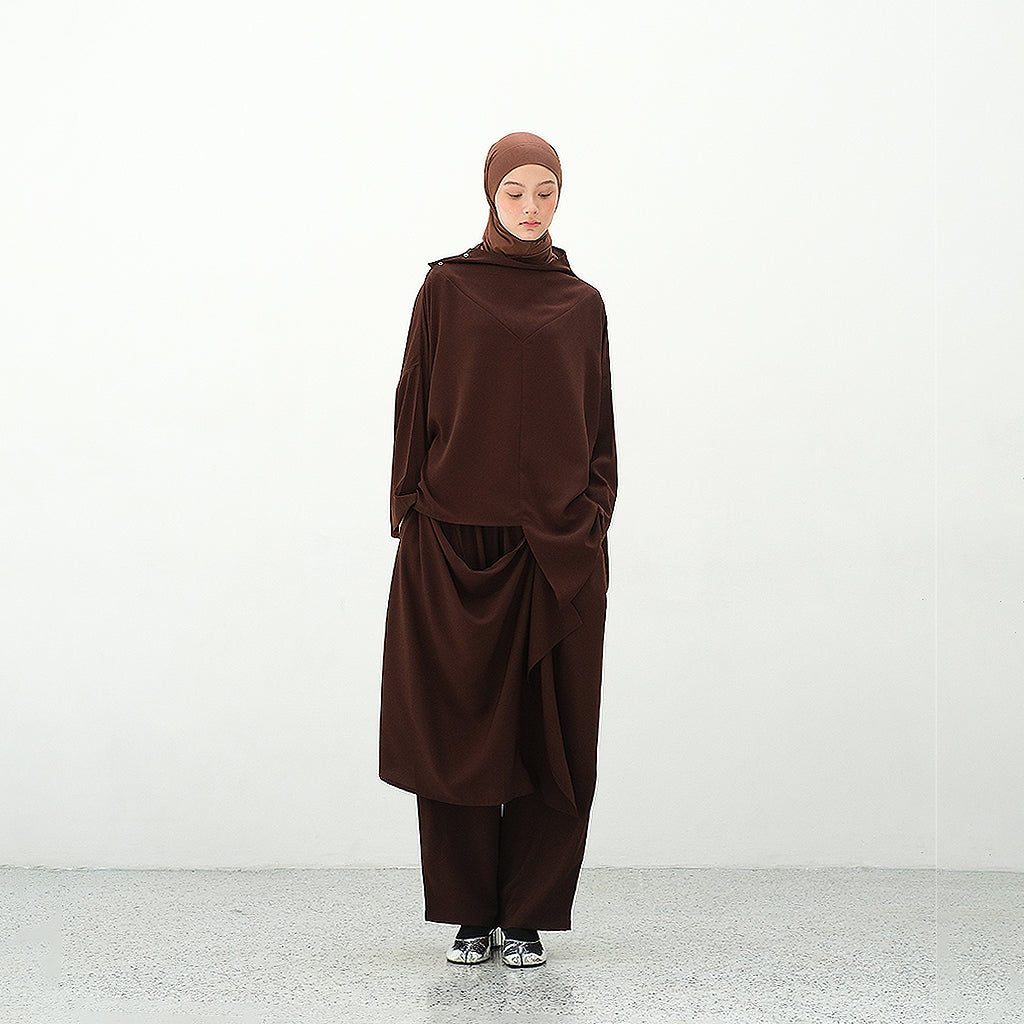 RASHAWL YABA ASSYMETRIC SHIRT