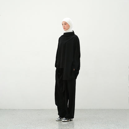 RASHAWL YABA ASSYMETRIC SHIRT