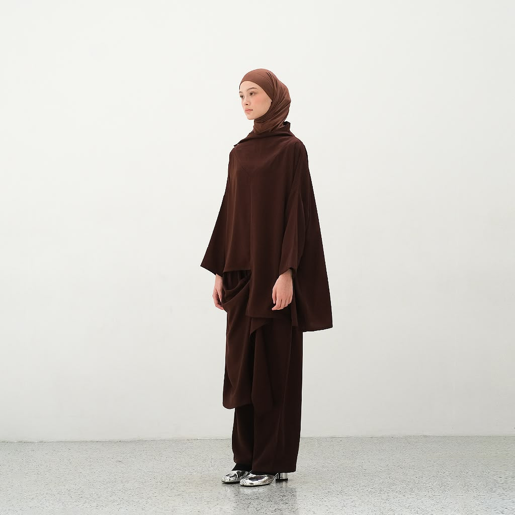 RASHAWL YABA ASSYMETRIC SHIRT
