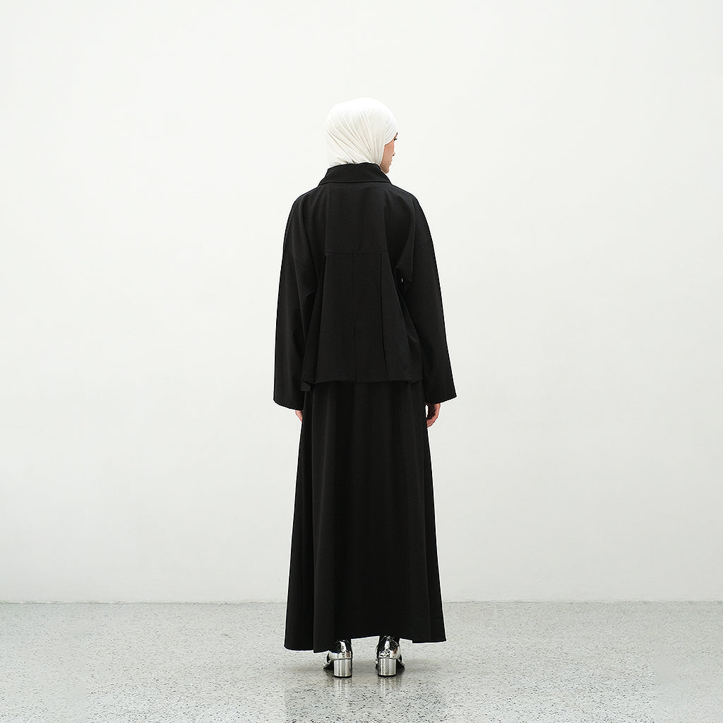 RASHAWL KANAYAMA A-LINE BUTTON SKIRT