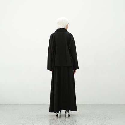 RASHAWL KANAYAMA A-LINE BUTTON SKIRT