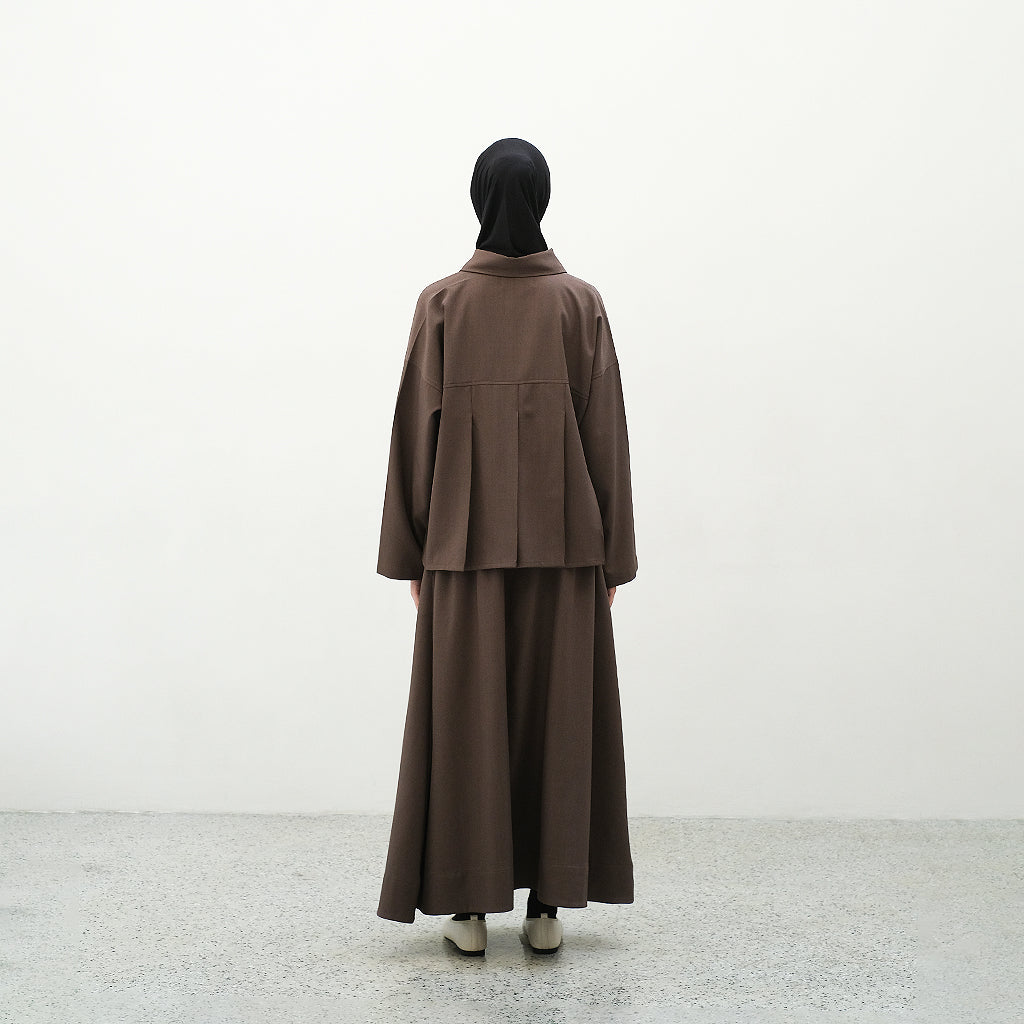 RASHAWL KANAYAMA A-LINE BUTTON SKIRT