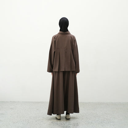 RASHAWL KANAYAMA A-LINE BUTTON SKIRT
