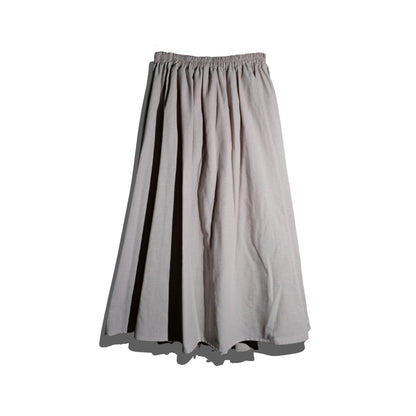 RASHAWL GOJODORI LAYERED PLEATED ASSYMETRIC SKIRT
