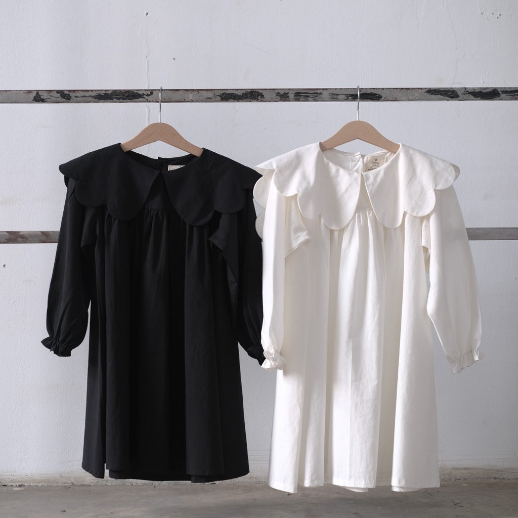 CERISIER SCALLOP DRESS