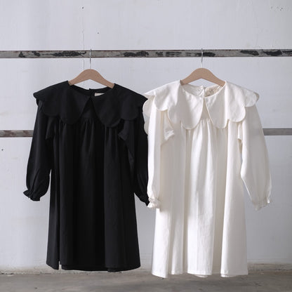 CERISIER SCALLOP DRESS