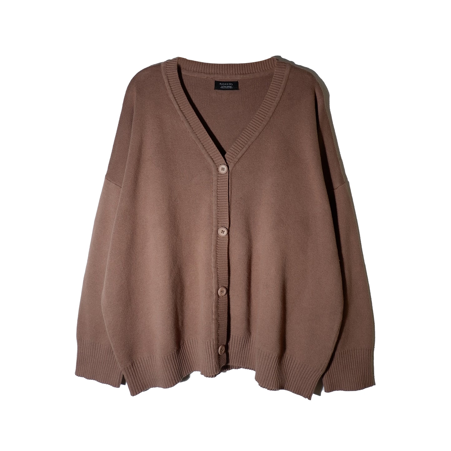 RASHAWL OVERSIZE PLAIN CARDIGAN