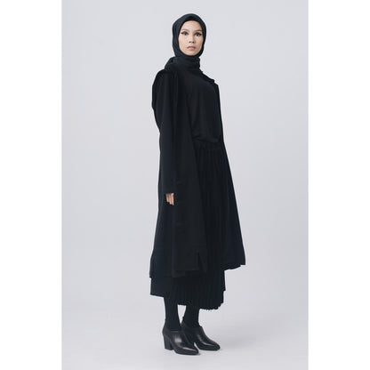 RASHAWL PEDESTAL COAT BLACK