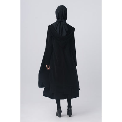 RASHAWL PEDESTAL COAT BLACK