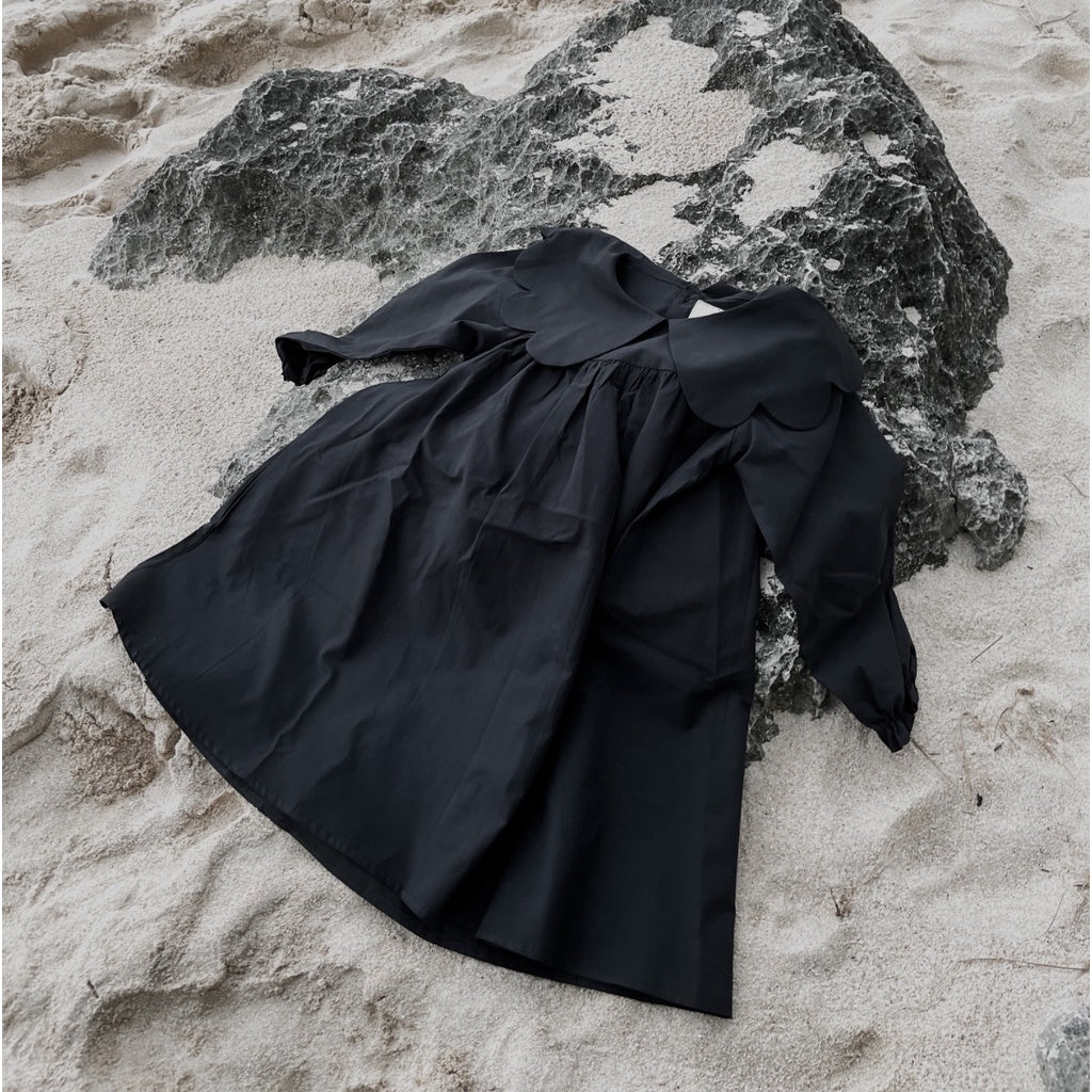 CERISIER SCALLOP DRESS