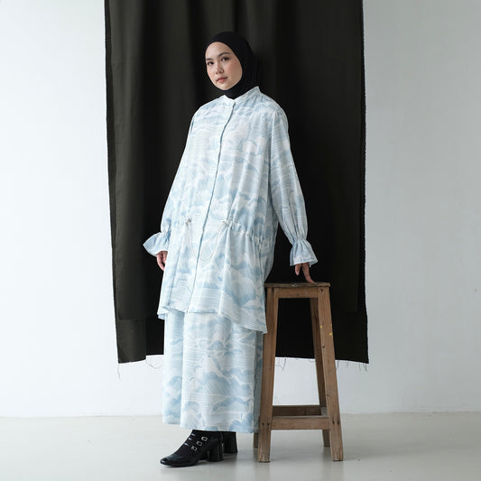 DAYCLOTH SKY SCALLOP SKIRT