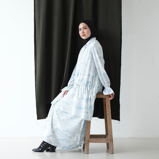 DAYCLOTH SKY SCALLOP SKIRT