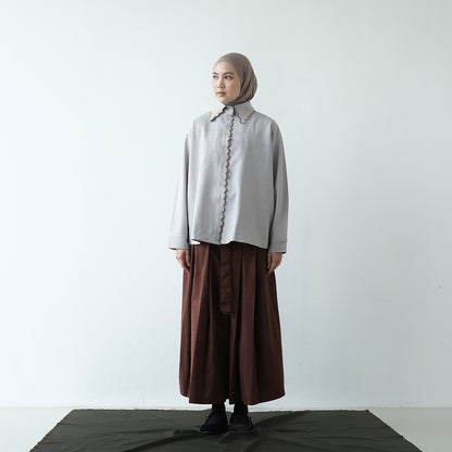 DAYCLOTH SKY SCALLOP SHIRT