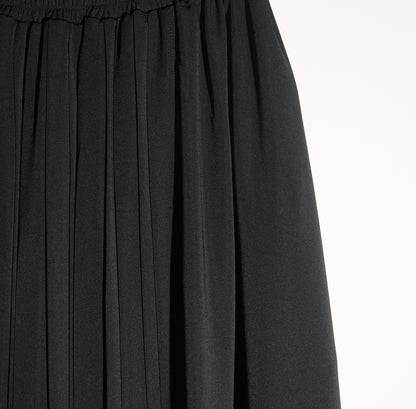 RASHAWL GOJODORI LAYERED PLEATED ASSYMETRIC SKIRT