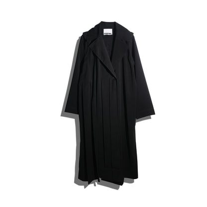 RASHAWL NISHIKI LONG PLEATED COAT