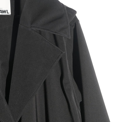 RASHAWL NISHIKI LONG PLEATED COAT