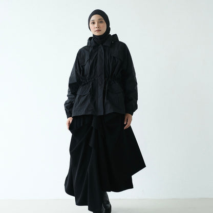RASHAWL BUNDLING 1 ( PARACHUTE PARKA DAN EASSI INSTANT HIJAB COCONUT)