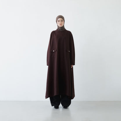 PRE ORDER RASHAWL GUELIZ POCKET LONG MIDI DRESS