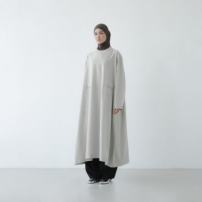 PRE ORDER RASHAWL GUELIZ POCKET LONG MIDI DRESS