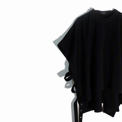 RASHAWL BUNDLING 3 (SHINMACHI PLEATED BARREL PANTS BLACK DAN DIANTHA VEST BLACK)
