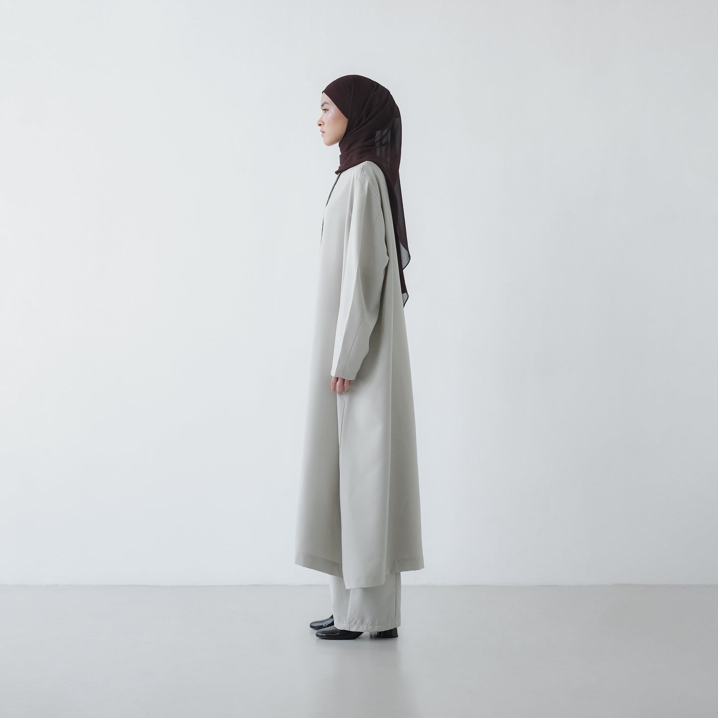 PRE ORDER RASHAWL TANGER BUTTON LONG MIDI DRESS