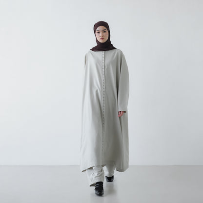 PRE ORDER RASHAWL TANGER BUTTON LONG MIDI DRESS