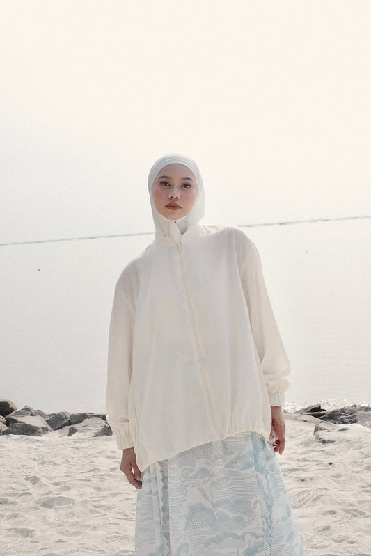 DAYCLOTH SEA BLOUSON TEXTURED